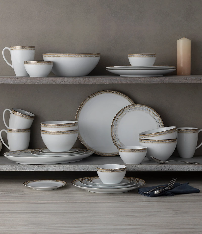 Noritake Raylan 12-Piece Dinnerware Set, Service for 4