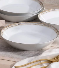 Noritake Raylan Collection Coupe Dinner Bowls, Set of 4