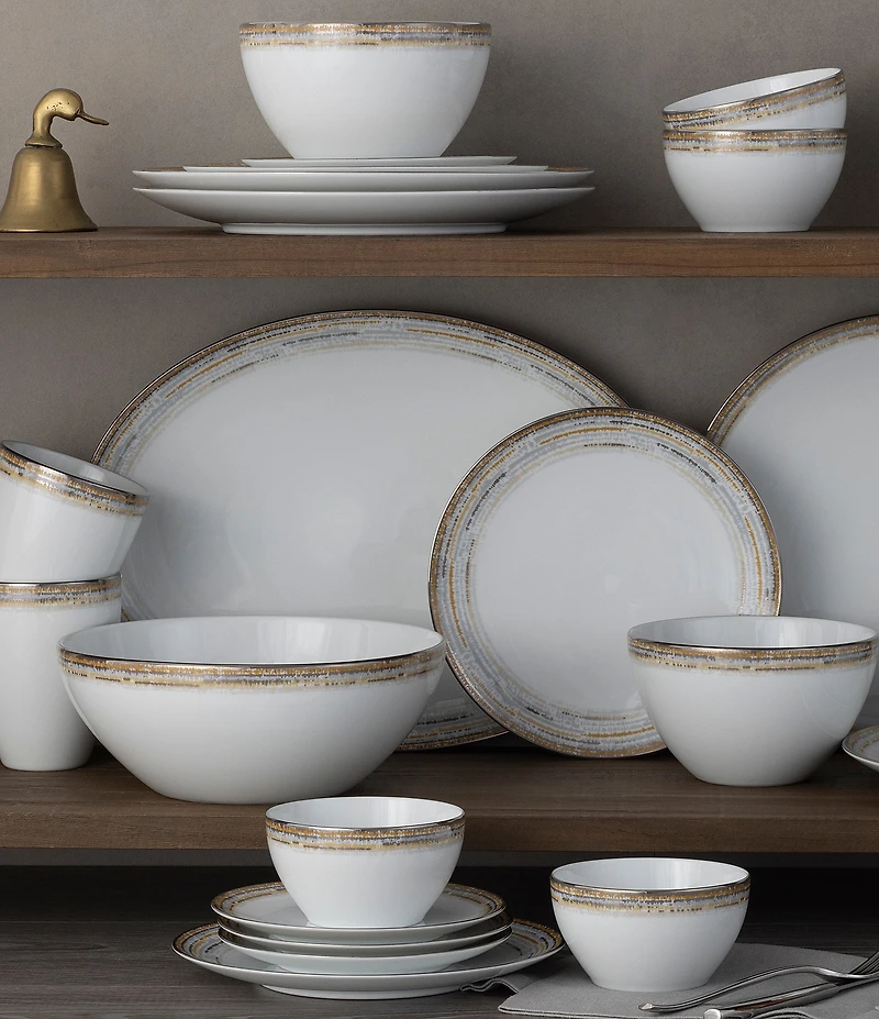 Noritake Raylan Collection Coupe Dinner Bowls, Set of 4