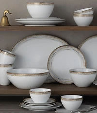 Noritake Raylan Collection Coupe Dinner Bowls, Set of 4