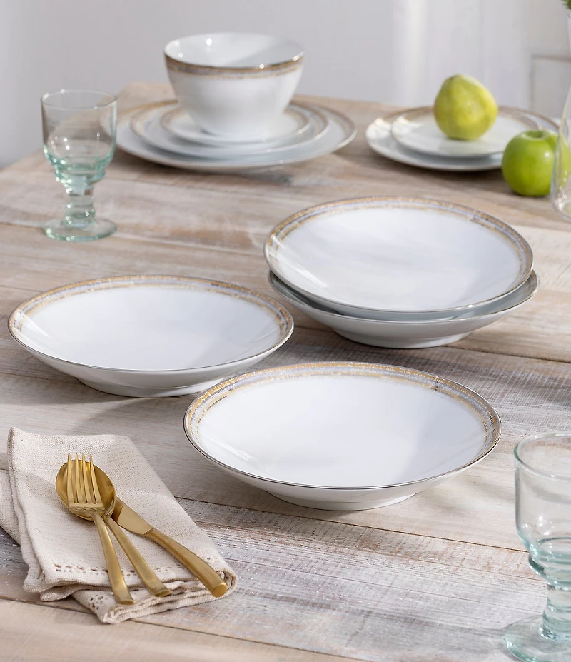 Noritake Raylan Collection Pasta Bowls, Set of 4