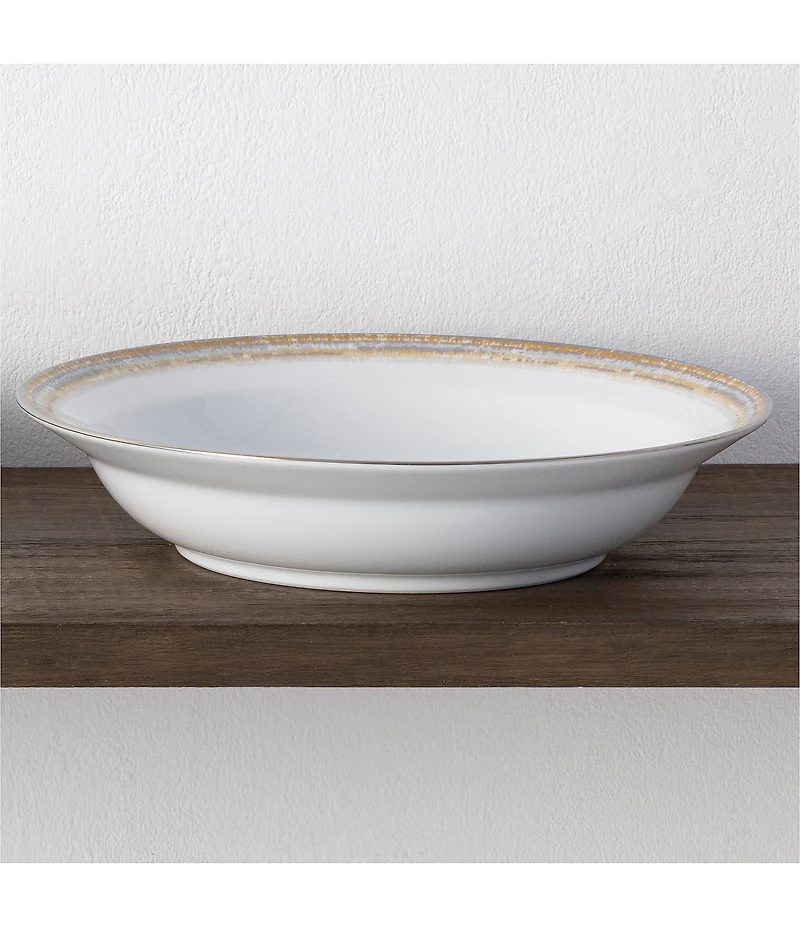 Noritake Raylan Collection Rim Dinner Bowls, Set of 4