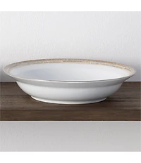 Noritake Raylan Collection Rim Dinner Bowls, Set of 4
