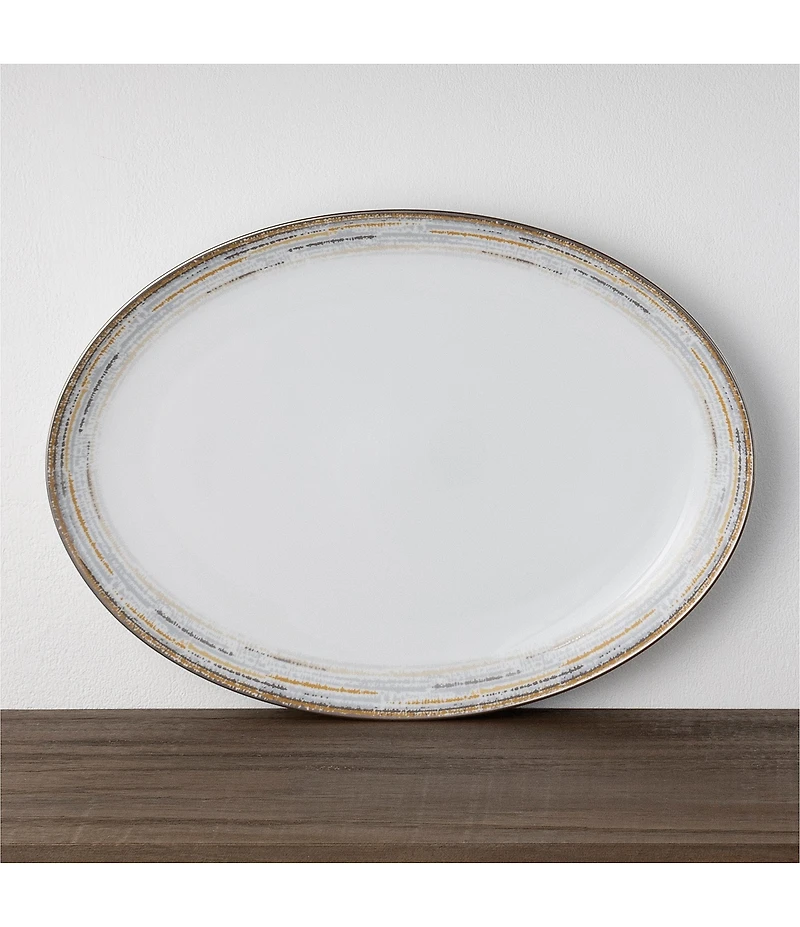 Noritake Raylan Oval Platter, 14#double;