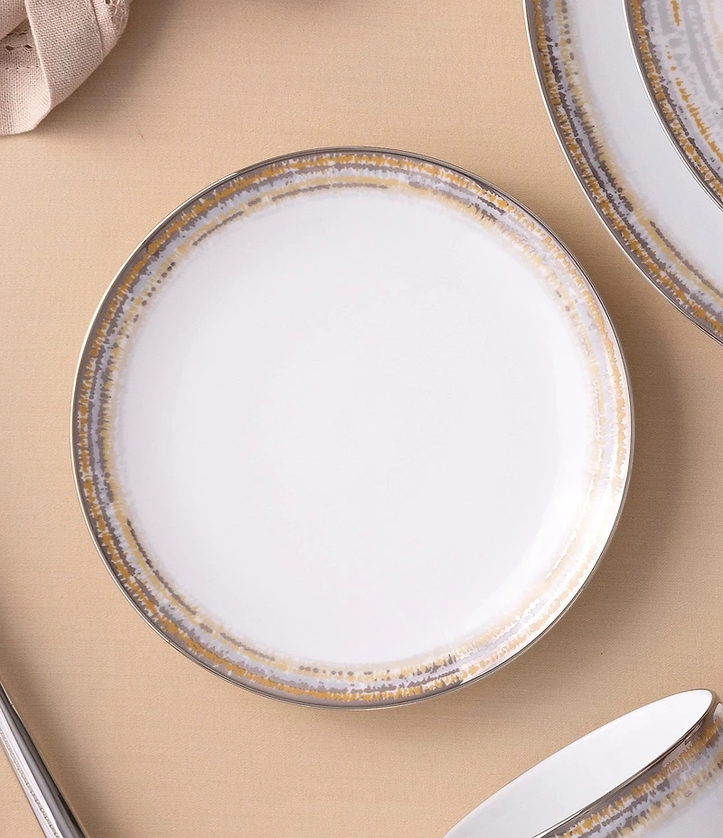 Noritake Raylan Set of 4 Bread and Butter/Appetizer Plates, 6.25#double;