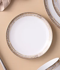Noritake Raylan Set of 4 Bread and Butter/Appetizer Plates, 6.25#double;