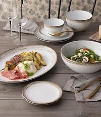 Noritake Raylan Set of 4 Bread and Butter/Appetizer Plates, 6.25#double;