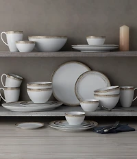 Noritake Raylan Set of 4 Bread and Butter/Appetizer Plates, 6.25#double;