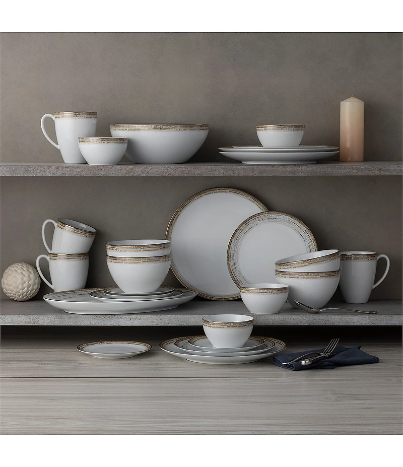 Noritake Raylan Set of 4 Mugs, 16 oz.