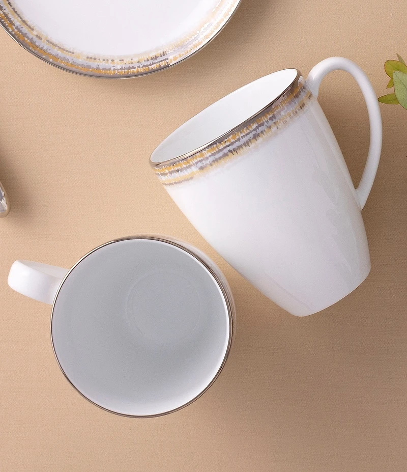 Noritake Raylan Set of 4 Mugs, 16 oz.