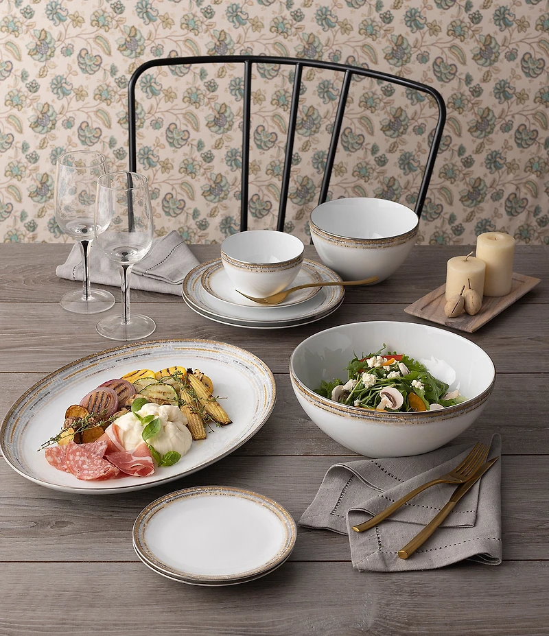 Noritake Raylan Salad Plates, Set of 4