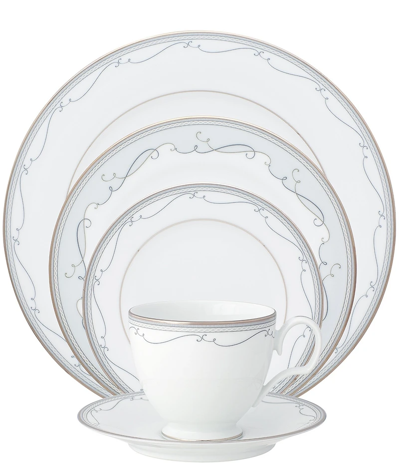 Noritake Satin Flourish Collection 5-Piece Place Setting