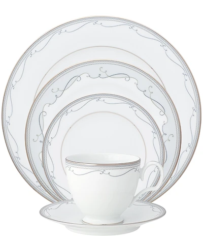 Noritake Satin Flourish Collection 5-Piece Place Setting