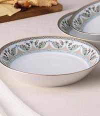 Noritake Serene Garden Collection Coupe Dinner Bowls, Set of 4