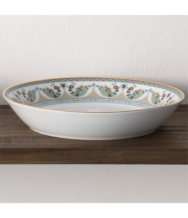 Noritake Serene Garden Collection Coupe Dinner Bowls, Set of 4