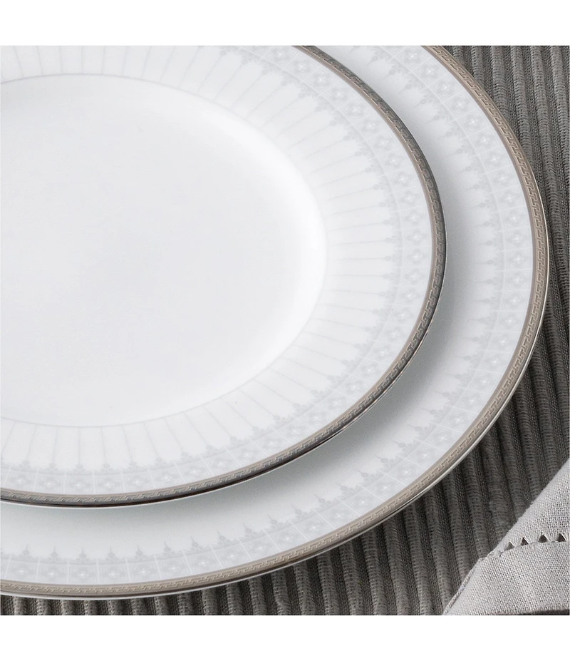 Noritake Silver Colonnade Collection 5-Piece Place Setting
