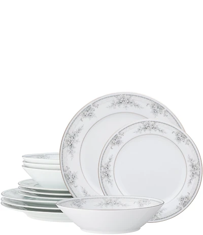 Noritake Sweet Leilani Collection 12-Piece Set, Service For 4