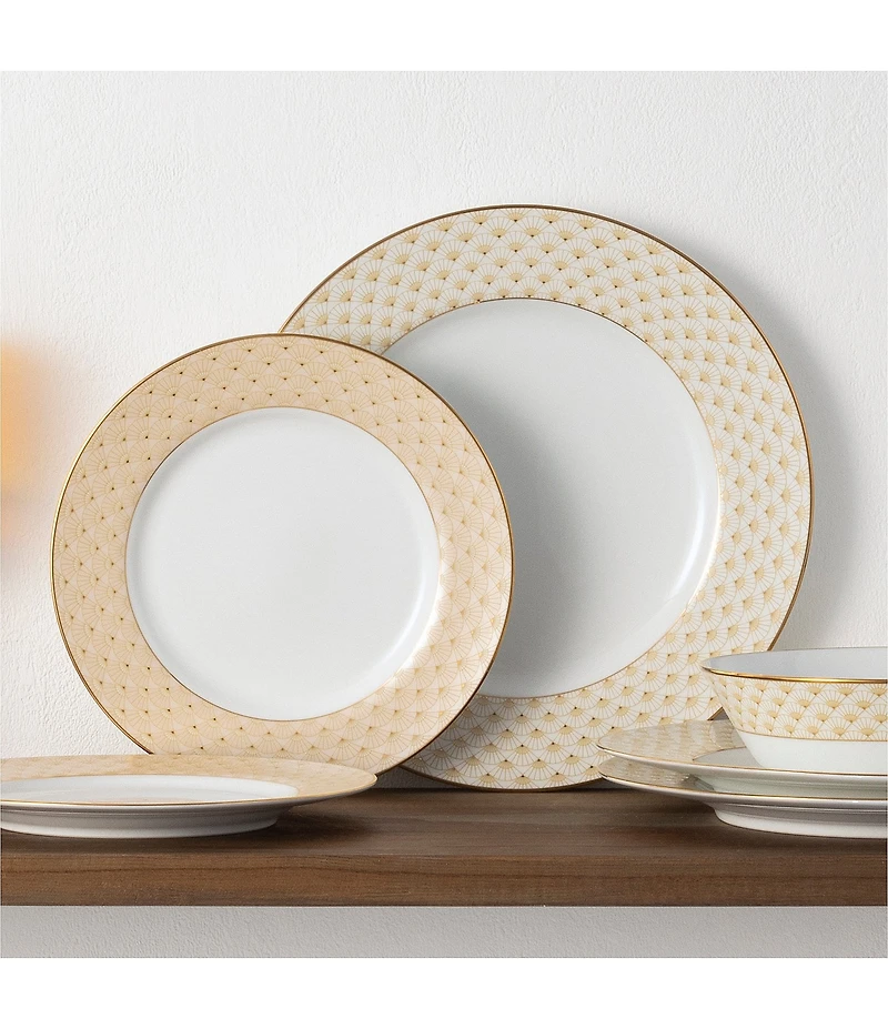 Noritake Trocadero Gold Collection 12-Piece Dinnerware Set, Service For 4