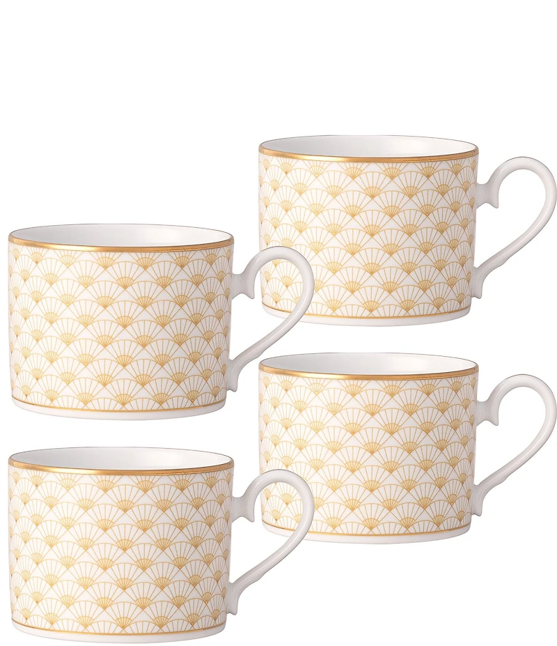 Noritake Trocadero Gold Collection Cup, Set of 4