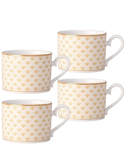 Noritake Trocadero Gold Collection Cup, Set of 4