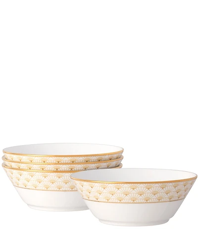 Noritake Trocadero Gold Collection Fruit Bowls, Set of 4