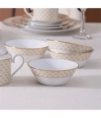 Noritake Trocadero Gold Collection Fruit Bowls, Set of 4