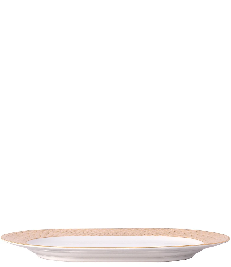 Noritake Trocadero Gold Collection Oval Platter, 14#double;