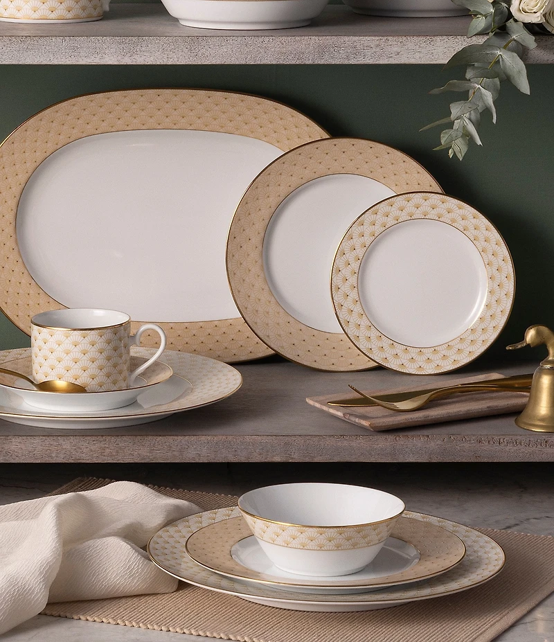Noritake Trocadero Gold Collection Salad Plates, Set of 4