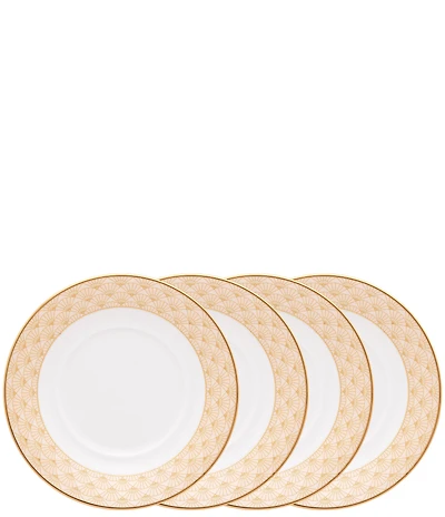 Noritake Trocadero Gold Collection Saucers, Set Of 4