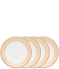 Noritake Trocadero Gold Collection Saucers, Set Of 4