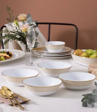 Noritake Trocadero Gold Collection Soup Bowls, Set of 4