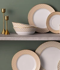 Noritake Trocadero Gold Collection Soup Bowls, Set of 4