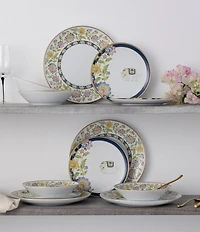 Noritake Tusker Garden Collection 12-Piece Dinnerware Set, Service For 4