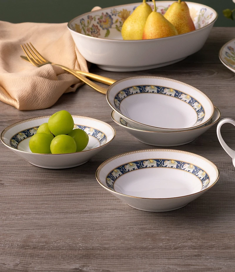 Noritake Tusker Garden Collection Fruit Bowls, Set of 4