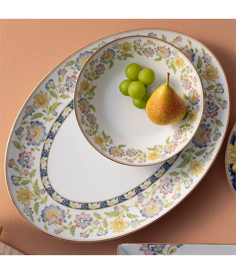 Noritake Tusker Garden Collection Oval Platter