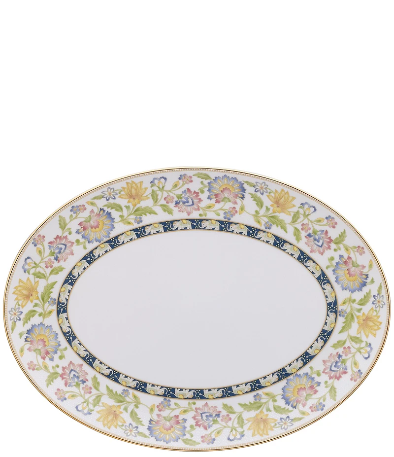 Noritake Tusker Garden Collection Oval Platter