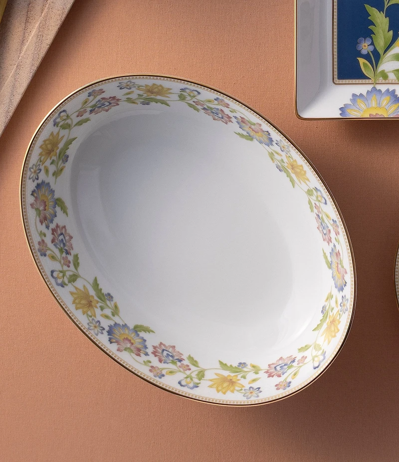 Noritake Tusker Garden Collection Oval Vegetable Bowl