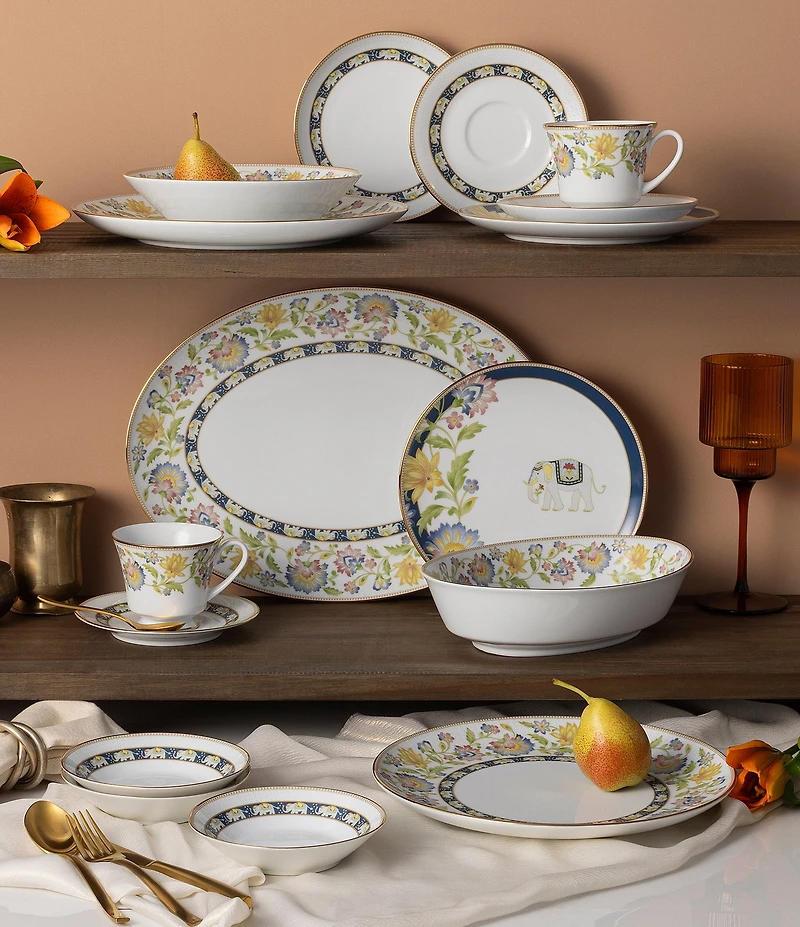 Noritake Tusker Garden Collection Oval Vegetable Bowl