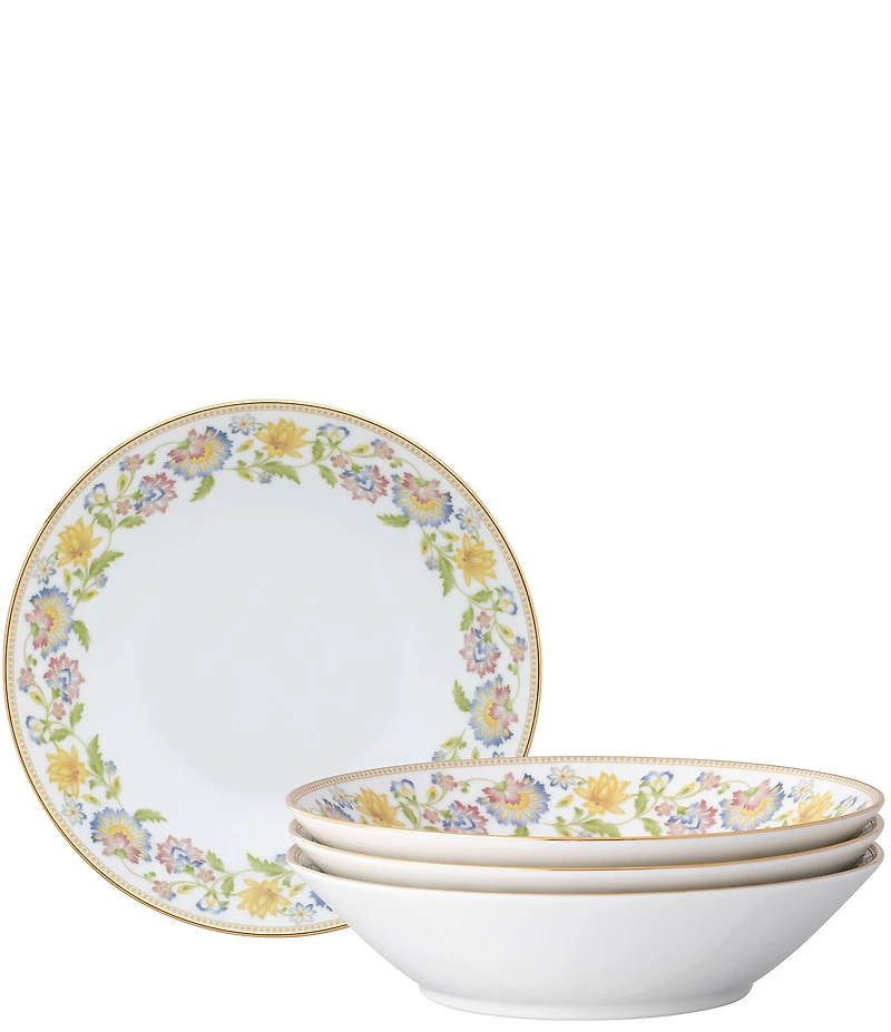 Noritake Tusker Garden Collection Soup Bowls, Set of 4