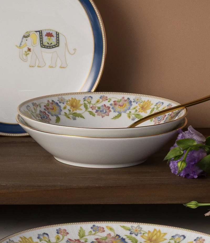 Noritake Tusker Garden Collection Soup Bowls, Set of 4
