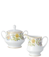 Noritake Tusker Garden Collection Sugar & Creamer Set