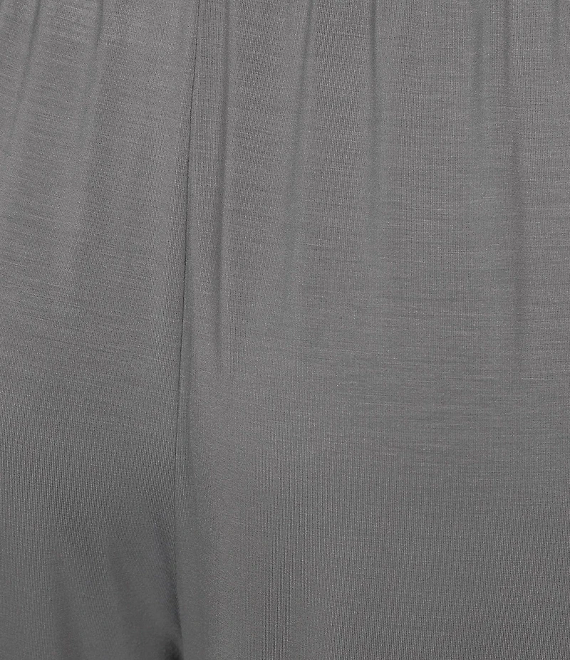 Nottibianche Solid Bamboo Jersey Knit Coordinating Cropped Sleep Pants