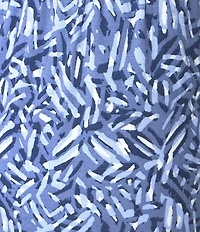 Nottibianche Texture Line Print Drawstring Tie Knit Coordinating Sleep Pants