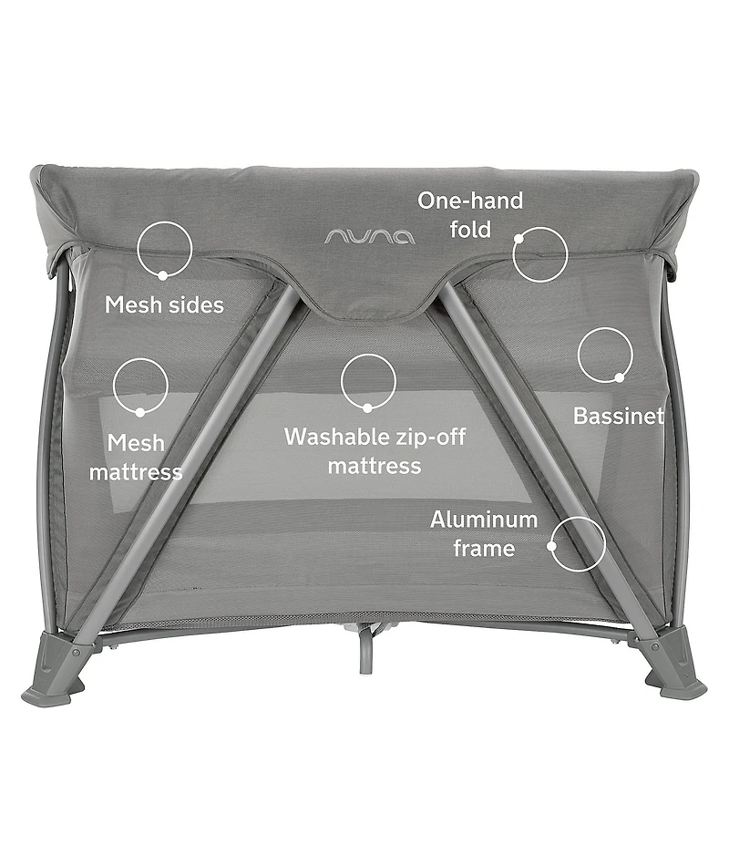Nuna Cove Aire Travel Cot/Bedside Bassinet