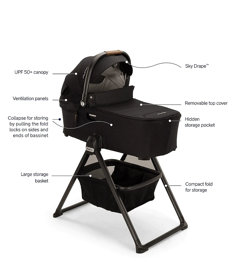 Nuna DEMI™ Next Bassinet + Stand