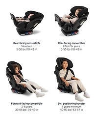 Nuna Exec Next All-in-One Convertible To Booster Car Seat