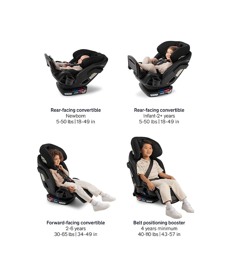 Nuna Exec Next All-in-One Convertible To Booster Car Seat
