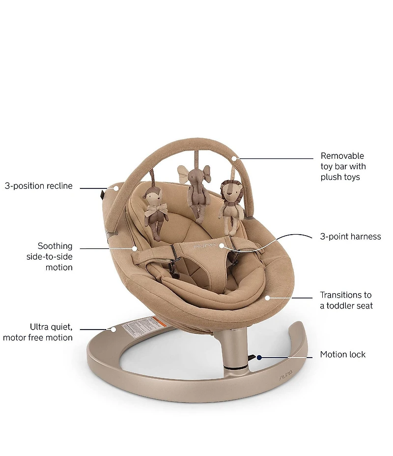Nuna Leaf Grow Baby Seat & Rocker Lounger