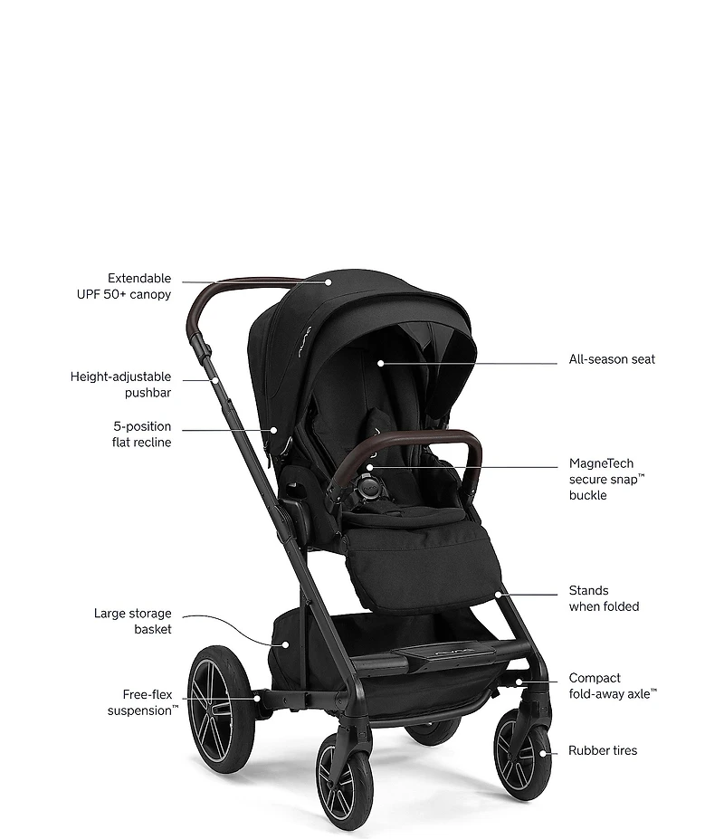 Nuna Mixx™ Next Stroller with Magnetic Buckle
