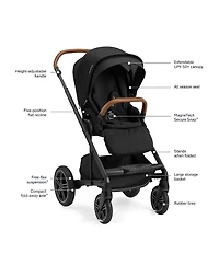 Nuna Mixx™ Next Stroller + Pipa™ Aire RX Infant Car Seat Travel System